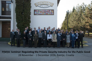 Seminar: “Regulisanje sektora privatne bezbednosti u javnom interesu”