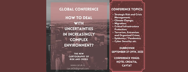 Global conference “How to deal with uncertainties in increasingly complex environment?”